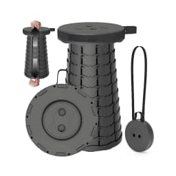 Collapsible Compact Stool Load Bearing Portable Camping Seat Ultra Light Hiking Fishing Outdoor Activities Bus Subway Commuting