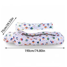 Inflatable Beach Lounger Camping Air Sofa With Sun Shade No-Pump Blow Up Couch For Outdoor Camping Hiking Picnic Vacation