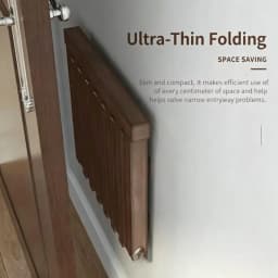 Wall-Mounted Folding Shoe Changing Stool Porch Organizer Neat Advanced Space-Saving Footwear Holder for Entrance