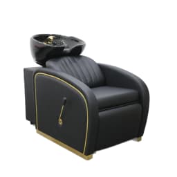 Hair salon semi-reclining shampoo chair flush bed Barber shop multi-functional flush shampoo bed