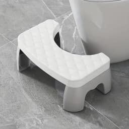 Anti-Slip Toilet Step Stool, Comfort Squat Posture Footrest, Sturdy Portable Bathroom Stool for Adults & Kids