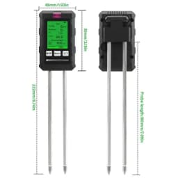6‑in‑1 Multifunctional Soil Tester PH Moisture Fertility Temperature Detector For Garden Potted Plant Soil Analysis