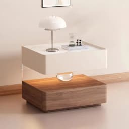 Smart Charging Nightstand Modern Organizer Decor Drawers Bedroom Mobile Bedside Table Storage Mesitas De Noche Hotel Furniture