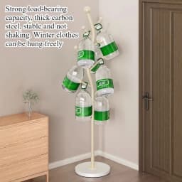 Italian light luxury coat rack floor-to-ceiling bedroom bedside personalized clothes storage rack simple home Internet