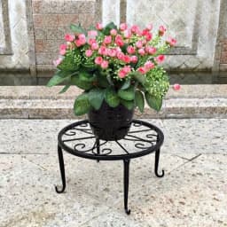 Floor-standing Storage Rack Multi-layer Iron Art Flower Stand Indoor Outdoor Universal Living Room Balcony Succulent Green Radis