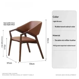 Nordic Wood Dining Chairs Modern Accent Hotel Replica Dining Chairs Restaurant Luxury Articulos Para El Hogar Patio Furniture