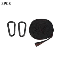 2Pcs High Bearing Capacity Hammock Straps 600lbs Breaking Strength Polyester Hammock Belt Rope 5 Ring Correias De Poliéster