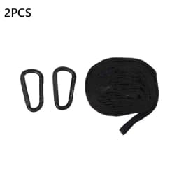 2Pcs High Bearing Capacity Hammock Straps 600lbs Breaking Strength Polyester Hammock Belt Rope 5 Ring Correias De Poliéster