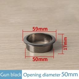 18-80mm Table Cable Outlet Grommet Round Plug Cover For PC Desk Wire Holder Cabinet Vent Hole Decorative Furniture Hardware