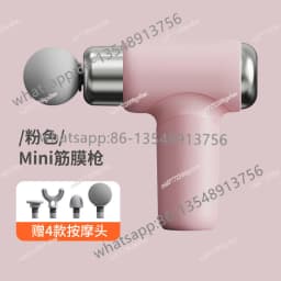 Extended Head Fascia Gun Girls Sports Mini Portable Rechargeable Fitness Massager