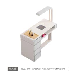 Cream Dust Collector Manicure Table With Lamp French Beauty Storage Nail Table Minimalist Aesthetic Table Ongle Salon Furniture