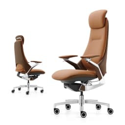 Computer Relaxing Office Chair Ergonomic Mobile Wheels Leather Office Chair Backrest Modern Sillas De Oficina Library Furniture
