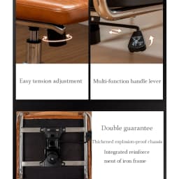 Computer Chair Adjustable Lift Rotating Solid Wood Chair Office Learning Furniture