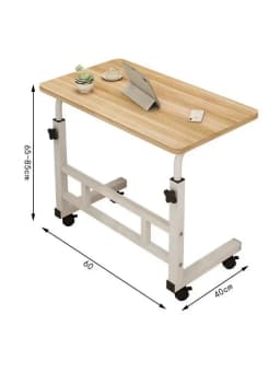 Adjustable TV Tray Table Comfortable Laptop Table dinners for Eating TV Dinner Tray on Bed Sofa for Eating Reading 60x40cm compu