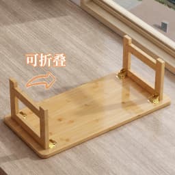 Solid Bamboo Kang Table Foldable Low Tatami Table Multi‑Purpose for Bay Window Bed Laptop Work Coffee Tea Home Use