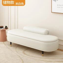 Light Luxury Shoe Bench with Backrest - Ottoman for Bedroom End, Storage Stool for Cloakroom, Long Sofa Bench for Boutique