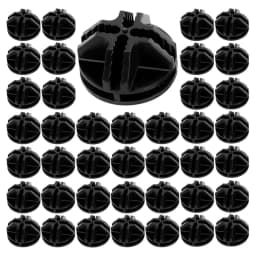 40Pcs Wire Cube Connectors Plastic Storage Cube Connector Wire Grid Cube Organizer Connector for Modular Closet Storage Shelving