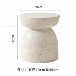 Cream Style Creative B & B Side a few wabi-sabi Japanese-style designer sofa coffee table bedside table ins light luxury corner