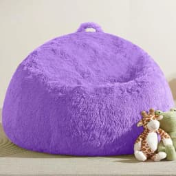 Lazy sofa bean bag artificial fur Doudou sofa jacket children's toy storage cover