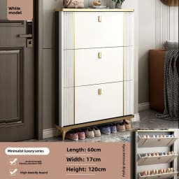 Ultra Thin Shoe Cabinet Modern Flip Door Shoe Storage Cabinet Large Capacity Entrance Organizer Slim Hallway Furniture HomeDecor