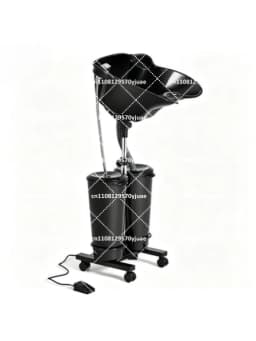 Vertical Electric Shampoo Basin Portable Double Bucket with Water Pump Movable Sink