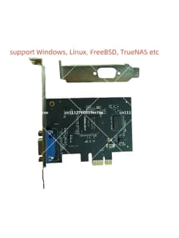AST2400 graphics card PCIe X1 VGA local display, suitable for Windows Linux FreeBSD FreeNAS Solaries (without IPMI)