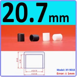 White Silicone Rubber Round Anti-Slip Protective Sleeve 3~56.5mm Dust Seal Blanking End Stopper Protection Cover Round End Cap
