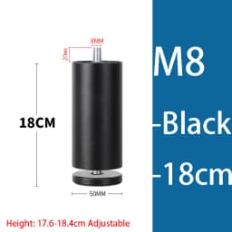 Adjustable Furniture Leg M8 M10 Aluminum Alloy Table Legs For TV Cabinet/Wardrobe Cabinet Furniture Support Hardware