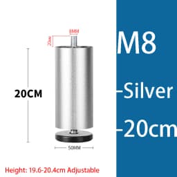 Adjustable Furniture Leg M8 M10 Aluminum Alloy Table Legs For TV Cabinet/Wardrobe Cabinet Furniture Support Hardware