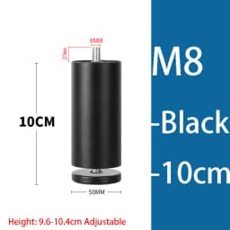 Adjustable Furniture Leg M8 M10 Aluminum Alloy Table Legs For TV Cabinet/Wardrobe Cabinet Furniture Support Hardware