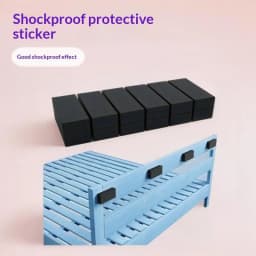 10/20 Sheets EVA Foam Double Sided Tape Wall Stickers, Shockproof Protector for Sofa Bench Wall