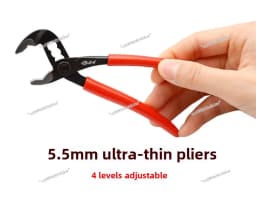 Home DIY 5/6 Inch Mini Pump Clamp Small Pipe Pliers Ultra Thin Shifting Spanner Multifunctional Crescent Wrench No Button