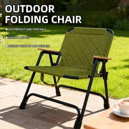 Outdoor Folding Chair – Lightweight / Portable, for Camping, Picnic, Beach, Hiking