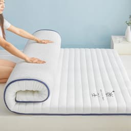Soybean Fiber Quilted Mattress Topper Household Warm Sleeping Pad Thicken Tatami Mattress For Dormitory Home Bedroom Bedding