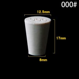 1-5Pcs White Tapered Solid Rubber Stopper Bung Plug 8-145mm Multi Sizes Lab Test Tube Bottle Water Pipe Hole Sealing Plug
