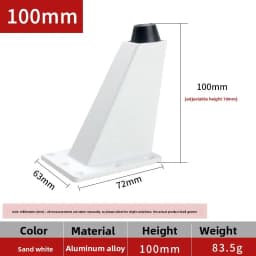 4 Pcs Adjustable Metal Furniture Leg Sofa Bed TV Cabinet Legs Furniture Feet Thick Aluminum Alloy Table Cabinets Feets