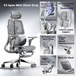 Office Mesh Chair Ergonomic Executive Computer Gaming Furniture Modern Swivel Rolling Adjustable Silla Gaming Ergonomic Chair