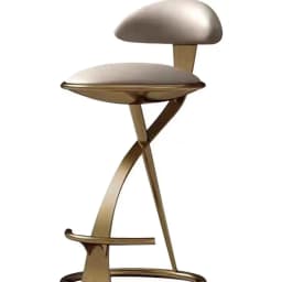Luxury High-End Metal Dining Chair Modern Simple Home Bar Cafe Front Desk Chair Light Leisure Furniture for Office