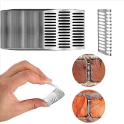 AT63-For Wall Weep Hole Insert Covers 20 Pcs 2.75" X 2.8" Stainless Steel For Bricks Stops And Keeps Out