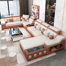 Living Room Luxury Sofas Modern Nordic Comfortable Design Sofas Elegant Straight Sofas Modernos Para Sala Home Decoration