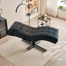 Japanese Head Spa Massage Table With Water Basin For Salon Hair Rinsing And Facial Hydrotherapy Beauty Treatment