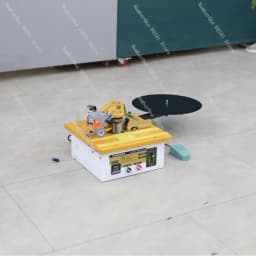 HF-40 compact small edge banding machine, home improvement portable edge banding machine, curved and straight dual-purpose