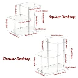 Transparent Acrylic Coffee Table Modern Sofa Beside Corner Tables Simple Living Room Side Table Portable Bedroom Storage Rack