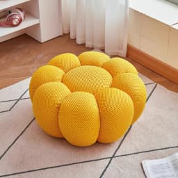 Modern Sofa Pumpkin Footstool Ottoman Hallway Ottoman Foot Rest Home Living Room Furniture Stool Footrest Stools Ottomans