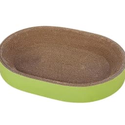FTGT NEW , Shedding-Free Oval Cat Scratching Board with Integrated Cat Bed, Summer Cat Nest, and Scratching Pan Cats.
