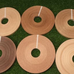 50m Roll Natural Wood Veneer Edge Banding (White Oak Red Oak Walnut Maple Cherry Sapele) for Furniture Panel Edging Repair