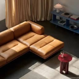 Retro Modern Round Side Table with Vintage Design for Small Spaces Easy Assembly Mid-Century Sofa Coffee Table for Living Room