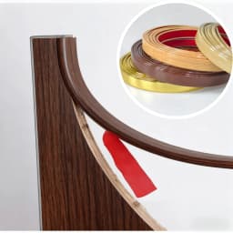 1PC 5m/196.85in Self-adhesive Cabinet Edge Strip,U-shaped Edge Banding,PVC Border Decoration,wardrobe and Desktop Edge Protector