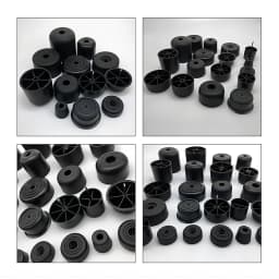 Round Plastic Chair Table Sofa Furniture Legs Anti-slip And Silent Heightening Floor Furnitures Protector Noise Elimination