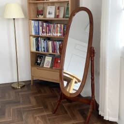 Korean Blogger Ins Style Floor Mirror Bedroom Retro French Medieval Style Dressing Mirror Source Factory One Piece Wholesale